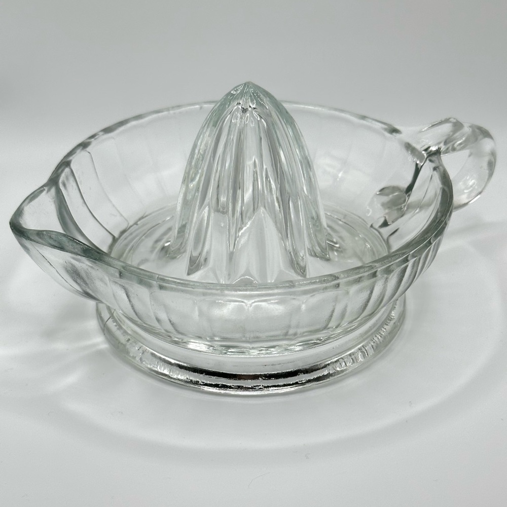 Vintage glass juicer